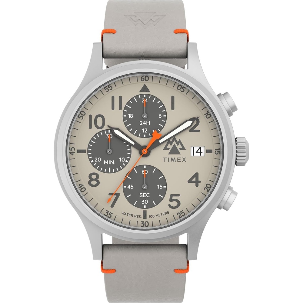 image:imageTimex Mens Sierra 42mm WatchGrayGrayIP Steel