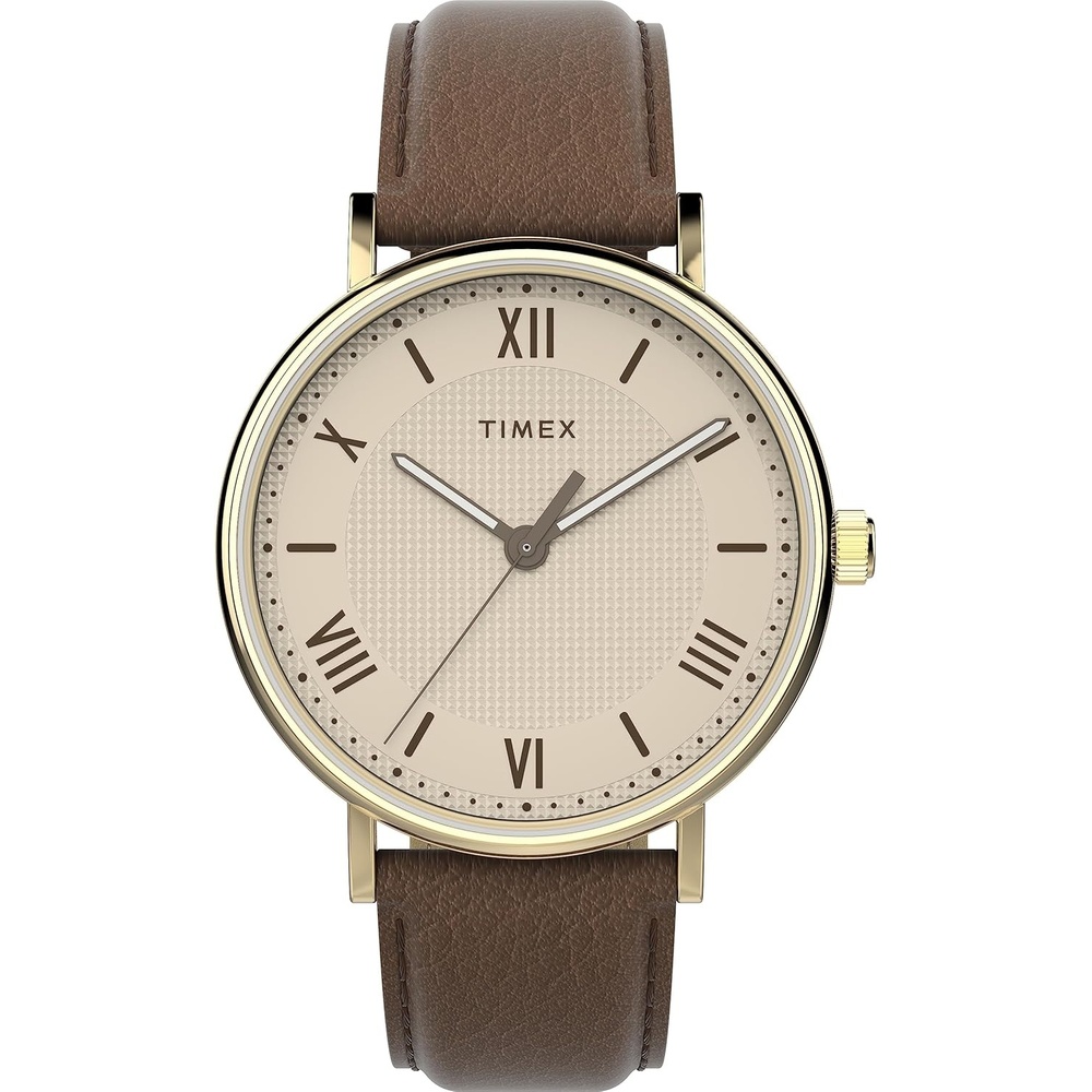 image:imageTimex Mens Southview 41mm WatchBrownCreamGoldTone