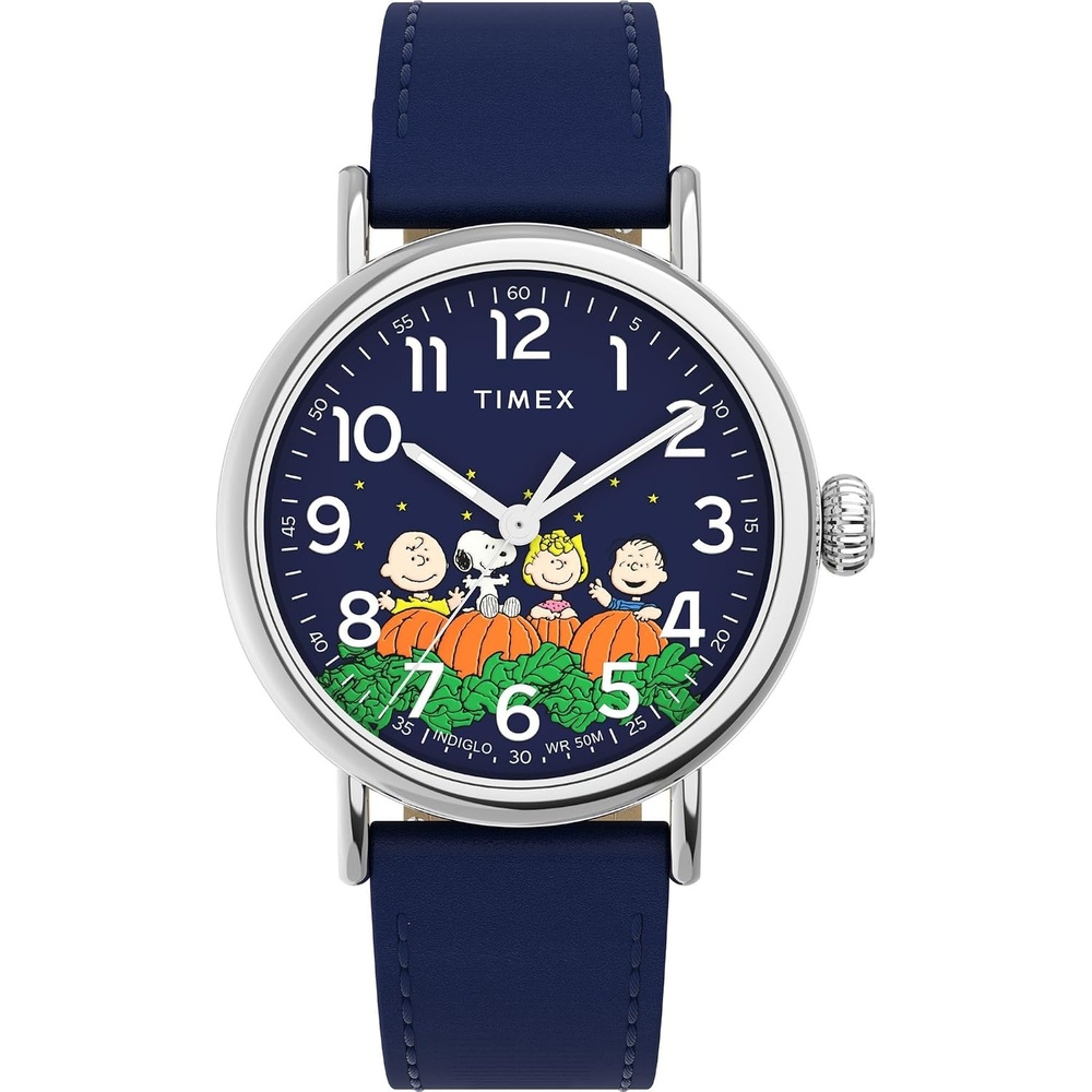 image:imageTimex Mens Standard SubSecond 40mm WatchBlueSilverToneBlue