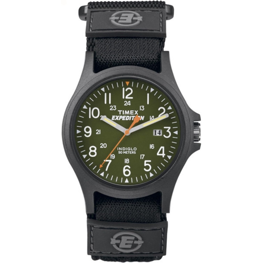 image:imageTimex Mens TW4B00100 Expedition Acadia GreenBlack Fast Wrap Velcro Strap Watch
