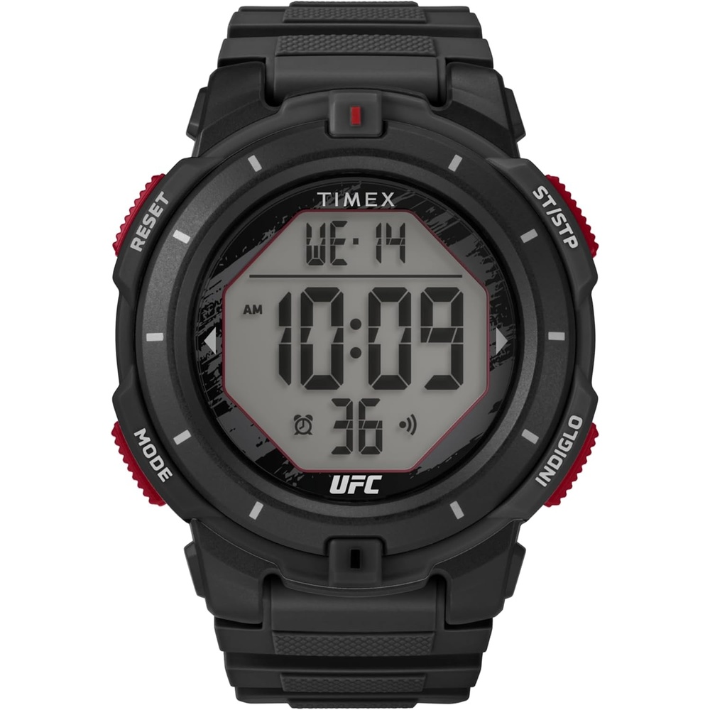 image:imageTimex Mens UFC Rumble 50mm Watch Black Strap Digital Dial Black CaseBlackDigitalBlack