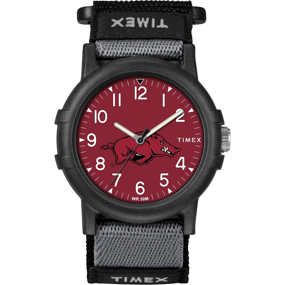 image:imageTimex Unisex Collegiate Recruit 38mm Watch Tennessee Volunteers with Black Fabric StrapArkansas Razorbacks