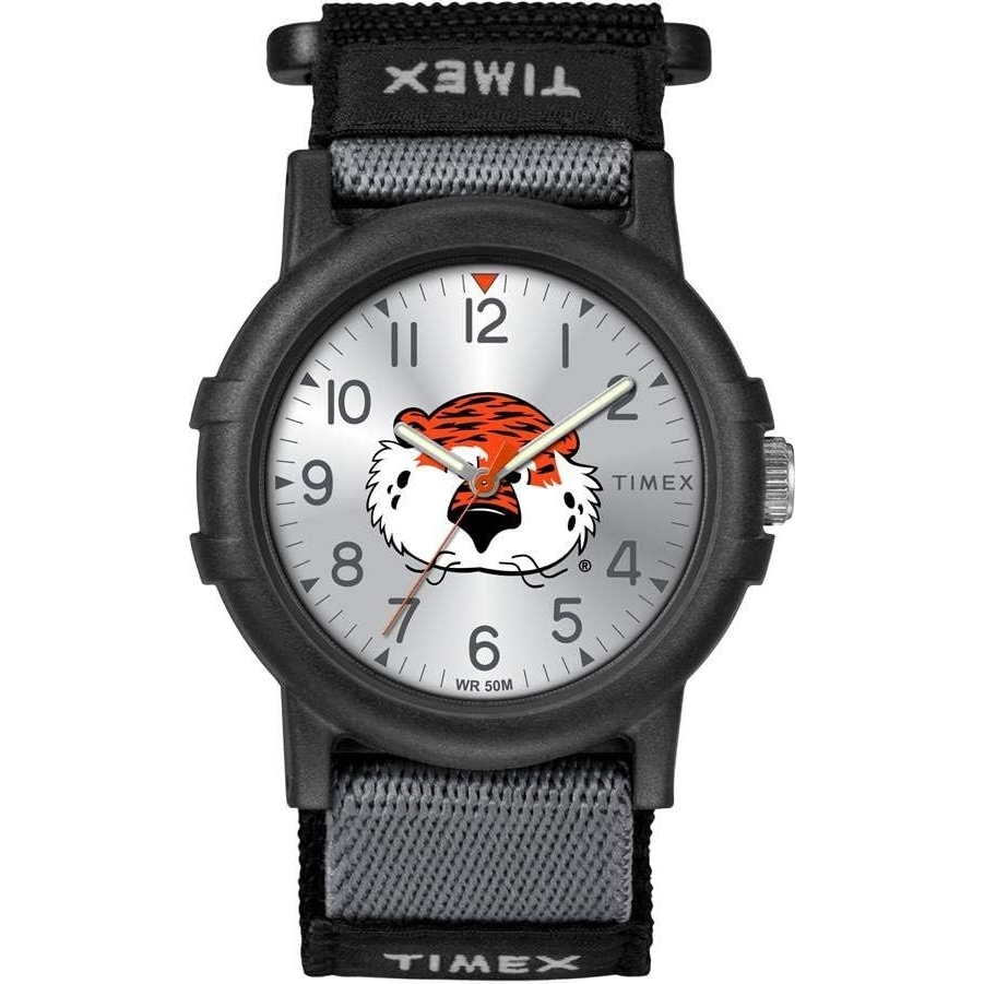 image:imageTimex Unisex Collegiate Recruit 38mm Watch Tennessee Volunteers with Black Fabric StrapAuburn Tigers