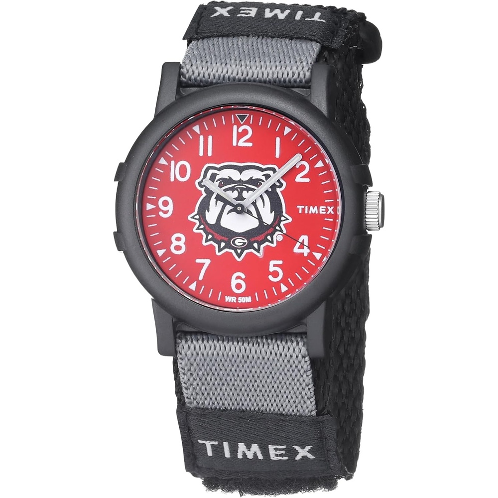image:imageTimex Unisex Collegiate Recruit 38mm Watch Tennessee Volunteers with Black Fabric StrapGeorgia Bulldogs