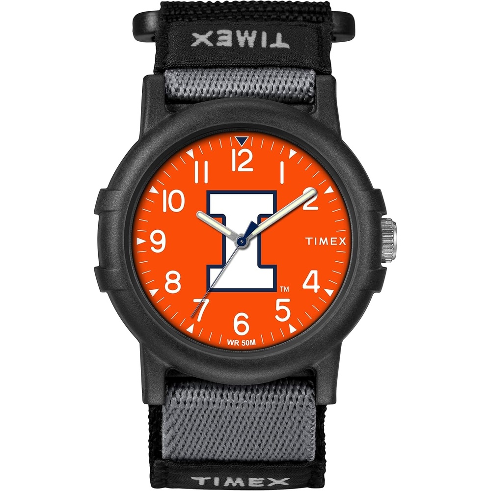 image:imageTimex Unisex Collegiate Recruit 38mm Watch Tennessee Volunteers with Black Fabric StrapIllinois Illini