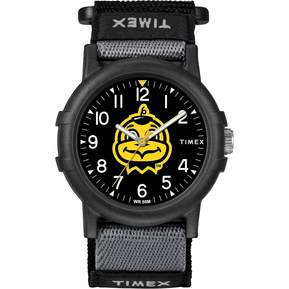 image:imageTimex Unisex Collegiate Recruit 38mm Watch Tennessee Volunteers with Black Fabric StrapIowa Hawkeyes