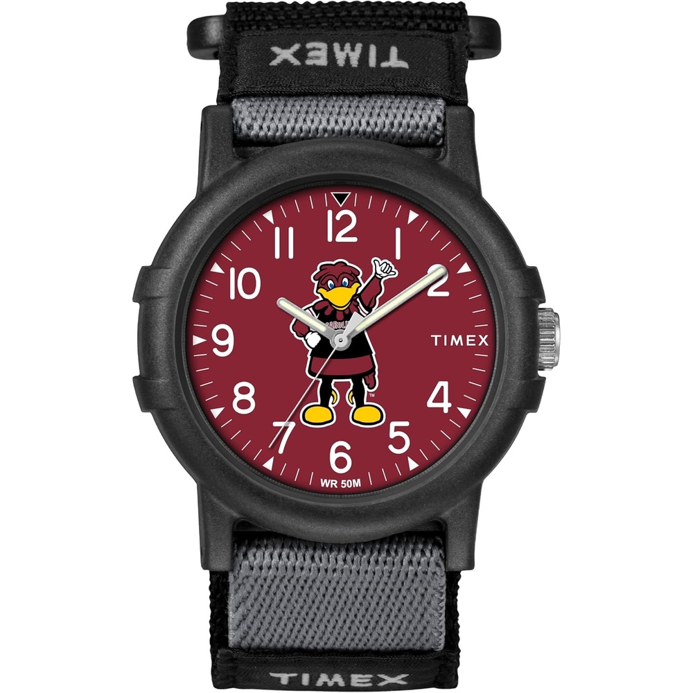 image:imageTimex Unisex Collegiate Recruit 38mm Watch Tennessee Volunteers with Black Fabric StrapSouth Carolina Gamecocks