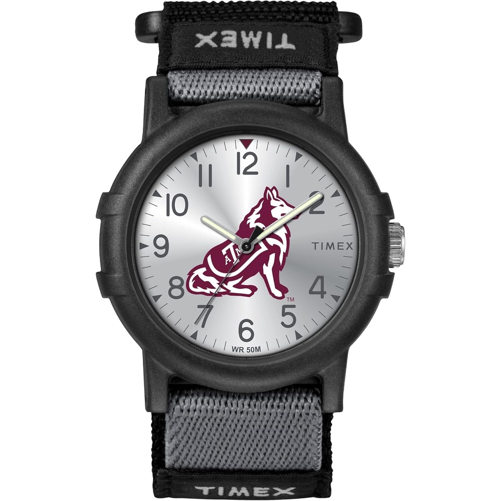 image:imageTimex Unisex Collegiate Recruit 38mm Watch Tennessee Volunteers with Black Fabric StrapTexas AM Aggies