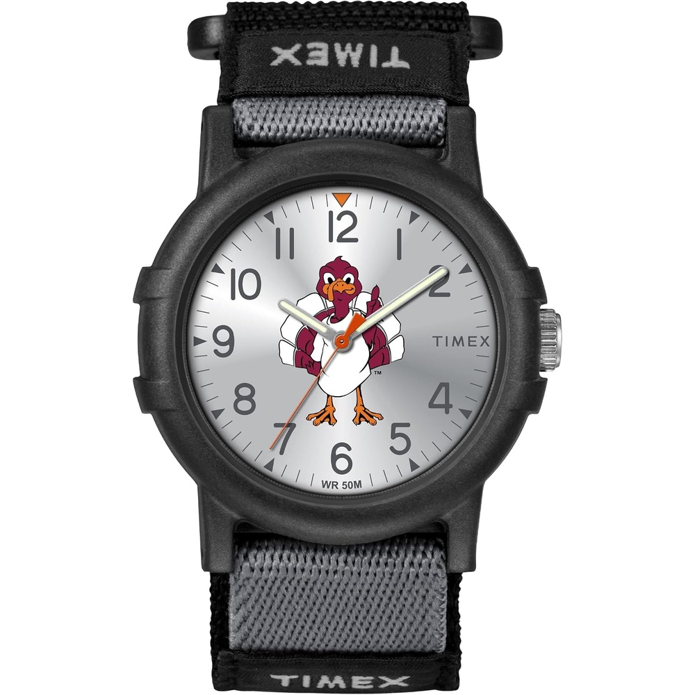 image:imageTimex Unisex Collegiate Recruit 38mm Watch Tennessee Volunteers with Black Fabric StrapVirginia Tech Hokies