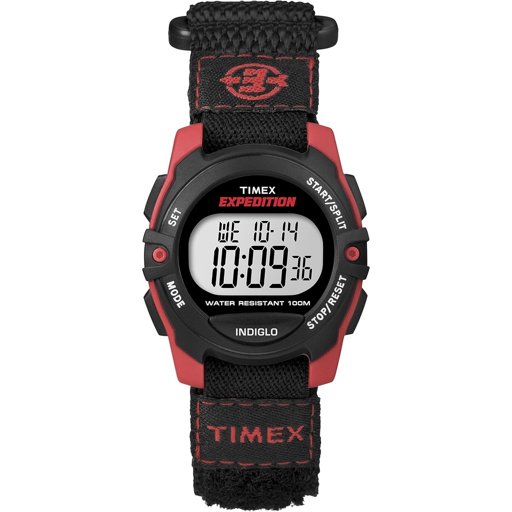 image:imageTimex Unisex Expedition Digital CAT 33mm WatchBlackRed