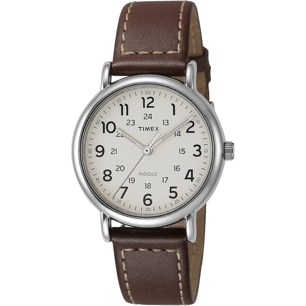 image:imageTimex Weekender 40mm WatchBrownCream
