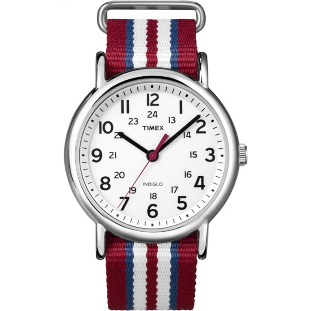 image:imageTimex Weekender Authentic ProductRedWhiteBlue