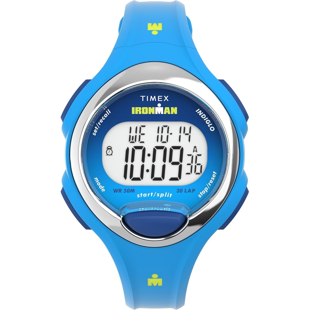 image:imageTimex Womens Ironman Triathlon Essential 30 34mm WatchBlueDigitalBlue