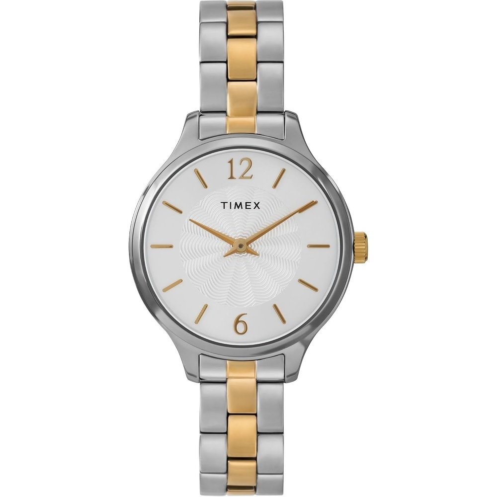 image:imageTimex Womens Peyton 32mm WatchTwoToneSilverToneSilverTone