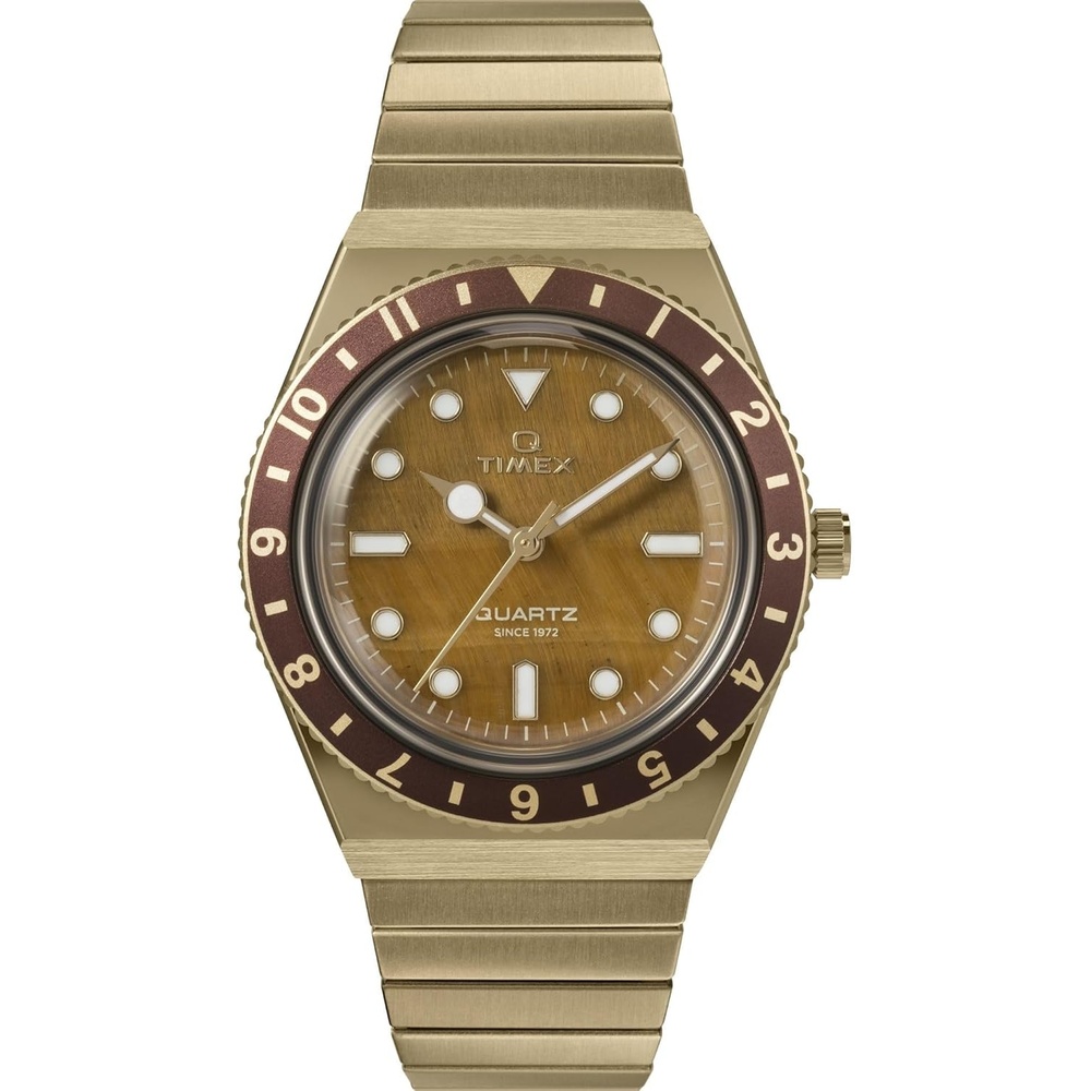 image:imageTimex Womens Q 36mm WatchGoldToneGoldToneBrown