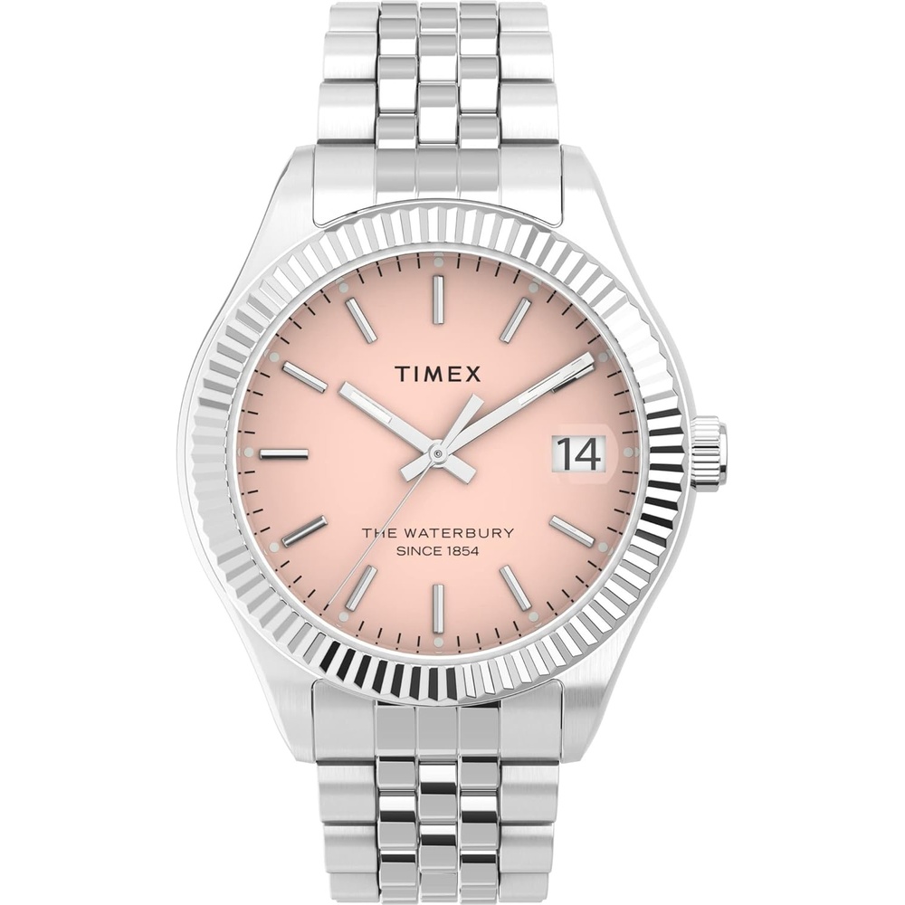 image:imageTimex Womens Waterbury Legacy 34mm WatchSilverTonePink