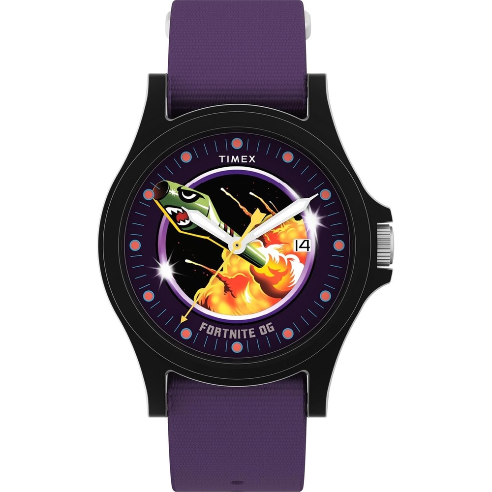 image:imageTimex x Fortnite Mens WatchPurpleBlackPurple
