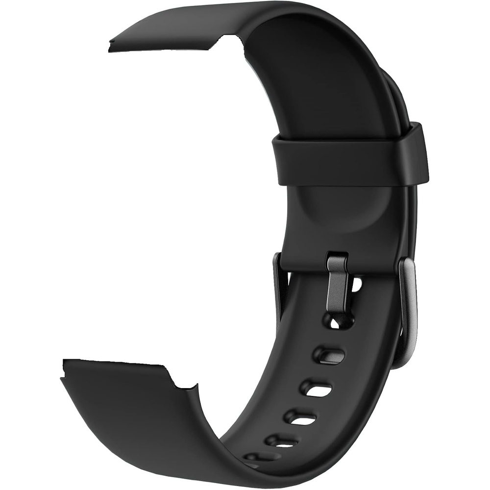 image:imageiConnect Timex Soft Silicone Sport Watch Band Compatible with Timex ActiveBlack