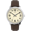 Brown/Silver-Tone/Cream/43mm