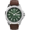 Brown/Green/Silver-Tone