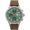 Tan/Green/IP Steel