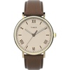 Brown/Cream/Gold-Tone