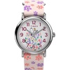 Pink/White/Silver-Tone