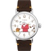 Brown/Silver-Tone/White
