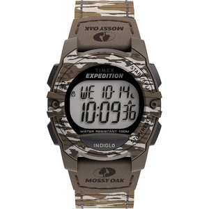 Timex Expedition Digital Chrono Alarm Timer 33mm Watch(Mossy Oak Original Bottomland Camo)