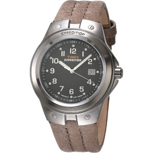 Timex Expedition Metal Field 40mm Men’s Analog Watch | Luminous Hands | 24 Hour Time | Quick Date Function | Rugged Outdoor Watch | 50M Water Resistance(Brown/Silver-Tone/Black)