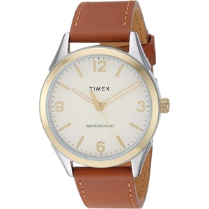 Timex Men’s Briarwood Watch(Brown/Gold-Tone)
