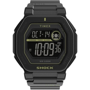Timex Men’s Command Encounter 45mm Watch(Black/Digital Neg Display/Black)