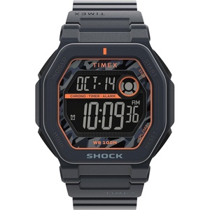 Timex Men’s Command Encounter 45mm Watch(Dark Blue/Digital Neg Display/Blue)