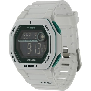 Timex Men’s Command Encounter 45mm Watch(White/Digital Neg Display/White)