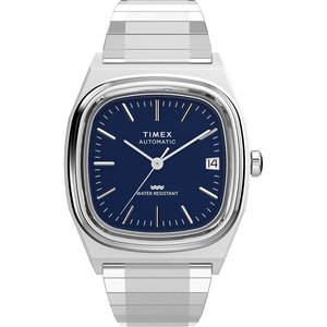 Timex Men’s E Line 34mm Watch(Stainless Steel/Stainless Steel/Blue)