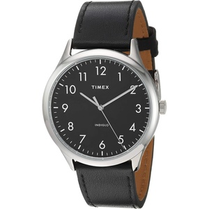 Timex Men’s Easy Reader Watch(Black/Silver-Tone/Black/40mm)