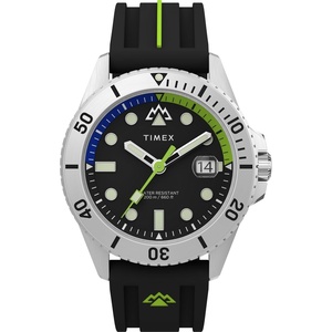 Timex Men’s Expedition North Anchorage 43mm Watch – Black Strap Black Dial Stainless Steel Case(Black/Black/Stainless Steel)