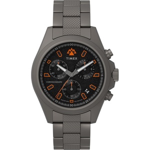 Timex Men’s Expedition North Field 43mm Watch – Titanium Bracelet Black Dial Titanium Case