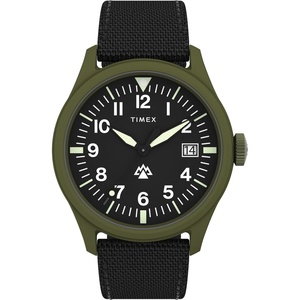 Timex Men’s Expedition North Traprock 43mm Watch(Black/Black/Green)