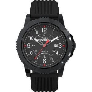 Timex Men’s Expedition Ridge 45mm Watch(Black/IP Black/Black)