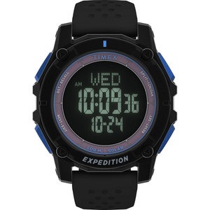 Timex Men’s Expedition Ridge 49mm Watch(Black/Black/Digital Neg Display)