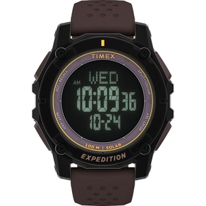 Timex Men’s Expedition Ridge 49mm Watch(Brown/Black/Digital Neg Display)