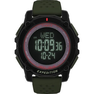 Timex Men’s Expedition Ridge 49mm Watch(Green/Black/Digital Neg Display)