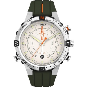 Timex Men’s Expedition Tide-Temp-Compass 45mm Watch(Gray/Silver-Tone)