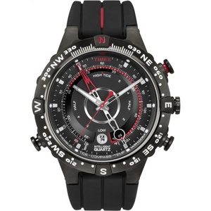 Timex Men’s Intelligent Quartz® Tide Temp Compass 45mm Watch(Black/Black/Black)
