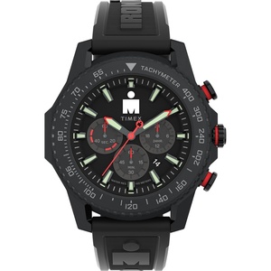 Timex Men’s Ironman Triathlon Adrenaline 48mm Watch(Black/Black/Black)