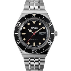 Timex Men’s M79 Automatic 40mm Watch(Stainless Steel/Black/Stainless Steel)