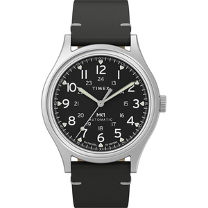 Timex Men’s MK1 40mm Watch(Black/Silver-Tone/Black)