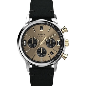 Timex Men’s Marlin 40mm Watch(Black/Two-Tone/Champagne)