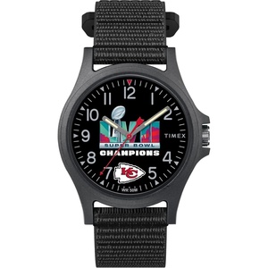 Timex Men’s NFL Watch – 2023 Super Bowl Champions Kansas City Chiefs(Pride)